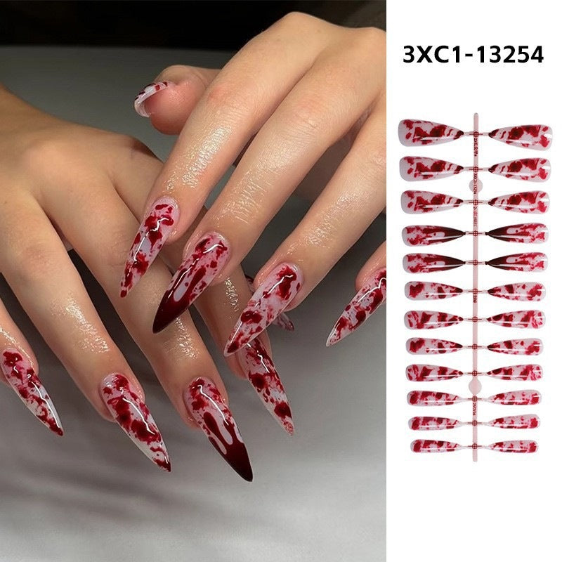 Kreatives Halloween Kunstnagelset Brehn