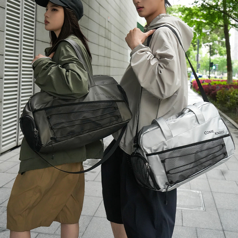 Multifunktionale Sport-Duffel-Tasche mit Mesh-Taschen Brehn