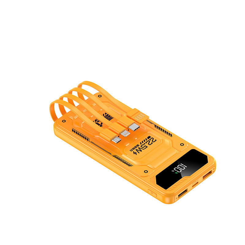 Powerbank mit integrierten Ladekabeln und intelligenter Ladefunktion Brehn