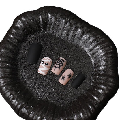 Halloween-Themen Press-On Nail Art Set Brehn