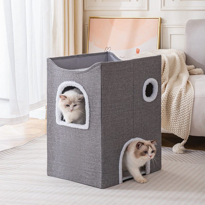 Modernes Katzenversteckhaus Brehn