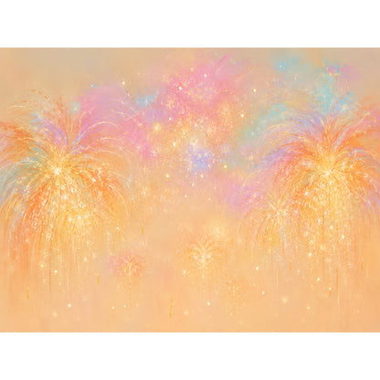 Abstraktes Glitzerndes Leinwandkunstwerk