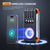 Multifunktionale Solar-Powerbank mit Led-Licht und Schnellladefunktion Brehn