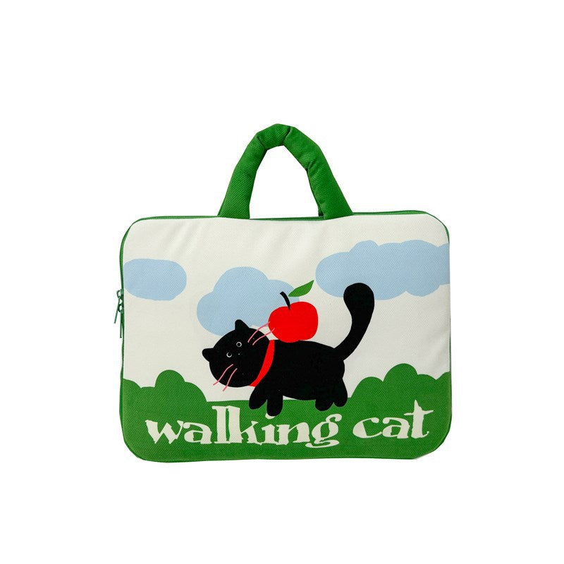 Laptoptasche mit Kreativem Katzenmuster Brehn