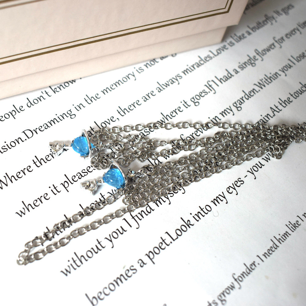 Elegante Zweifarbige Brillenkette Brehn