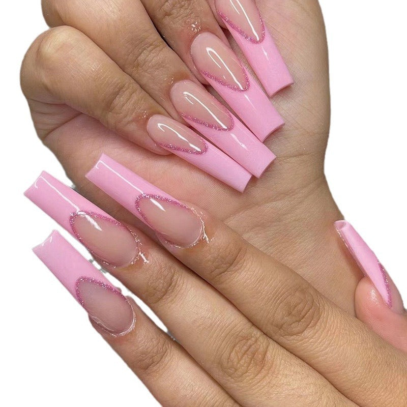 Premium Glänzende Stiletto Nagelverlängerungen