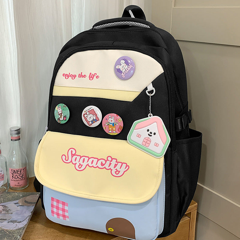 Niedlicher Charakter-Themen Mehrfach-Taschen Schulrucksack
