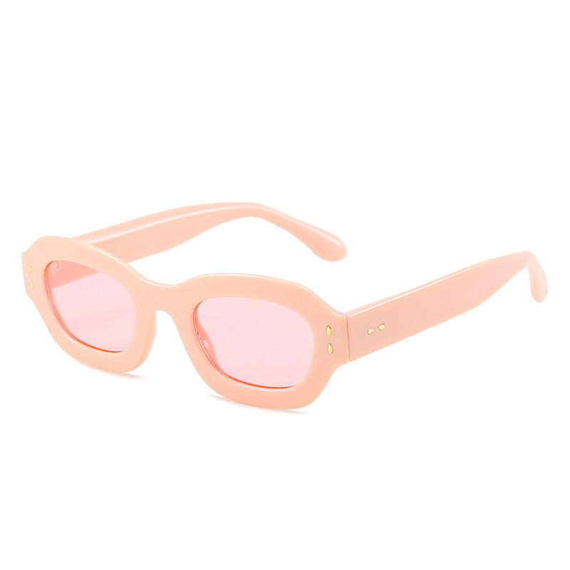 Damen Modische Sonnenbrille im Retro-Stil mit weitem Rahmen Brehn