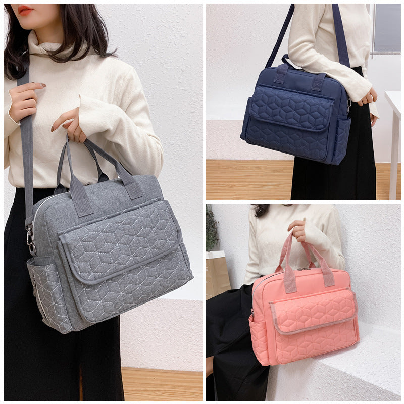 Multifunktionale gesteppte Laptoptasche Brehn