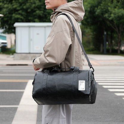 Premium Leder Reise Duffel Tasche Brehn