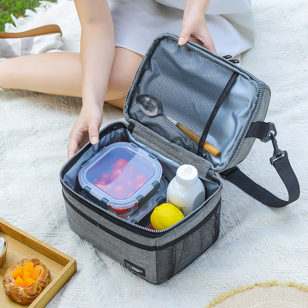 Damen Isolierte Kühl-Tasche mit mehreren Fächern und praktischem Tragesystem Brehn