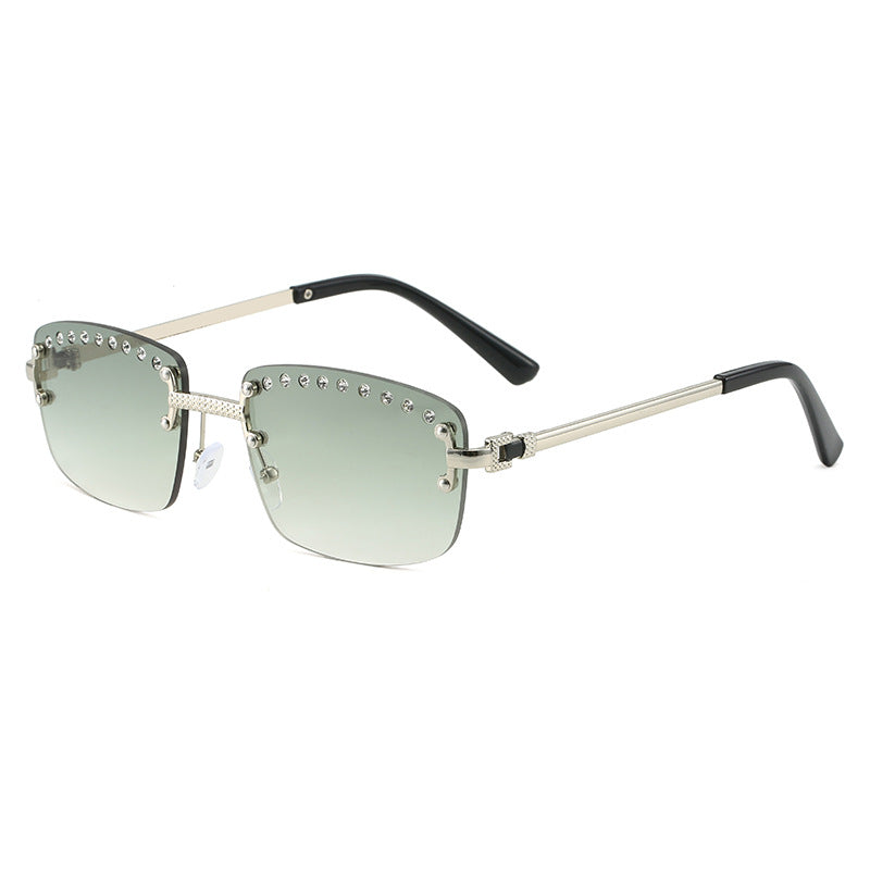 Damen elegante Sonnenbrille mit funkelnden Kristallakzenten Brehn