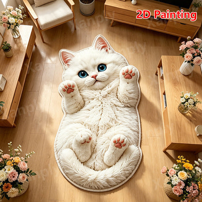 Kat-themed Plüsch-Teppich