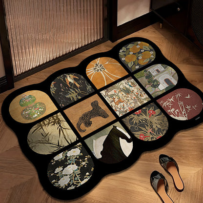 Vintage-inspiriertes dekoratives Teppich