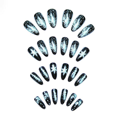 Elegante Winter-Themen Nagelkunst Brehn
