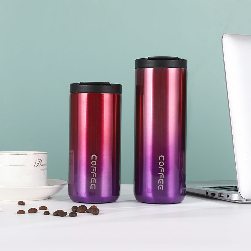 Damen isolierte Edelstahl Kaffeetasse mit elegantem Design und rutschfestem Boden Brehn