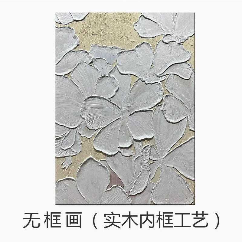 Texturiertes floralem Canvas Wandkunst