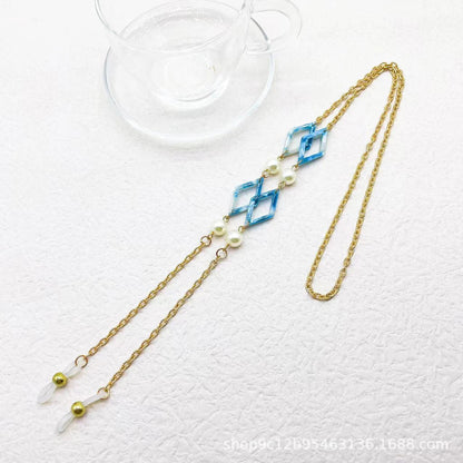 Elegante geometrische Halskette Brehn