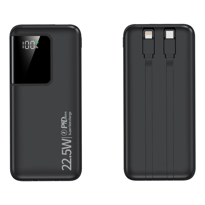 Powerbank mit dualen Schnellladeanschlüssen und digitaler Kapazitätsanzeige Brehn