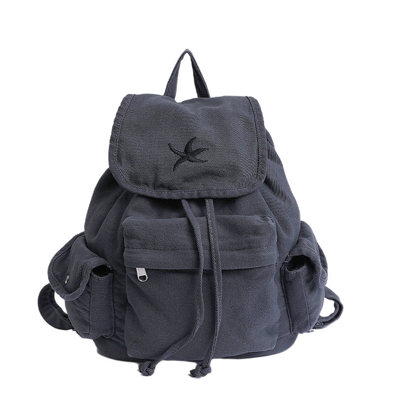 Canvas Kordelzug-Rucksack