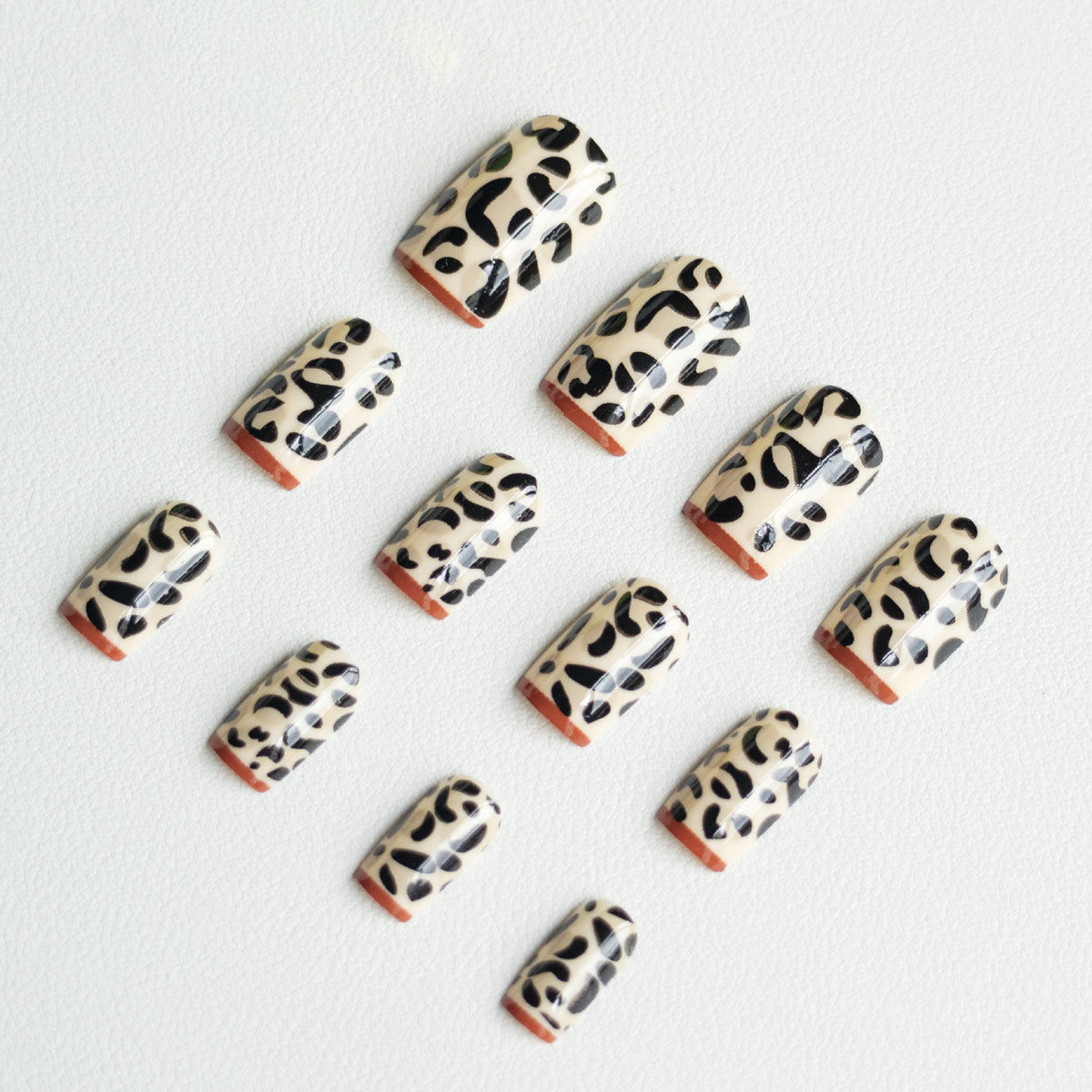 Wildtier-Print-Nagelkunst-Set