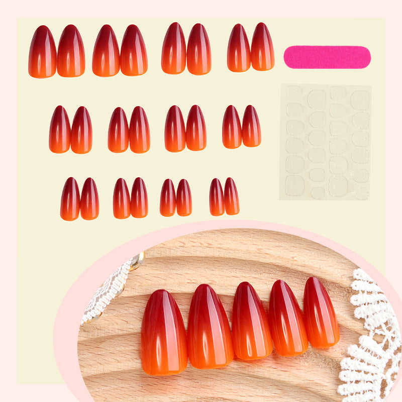 Ombre Stiletto Press-On Nails Set Brehn
