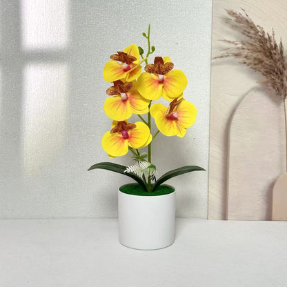 Lebensechte florale Orchideenpflanze für die Wohnkultur