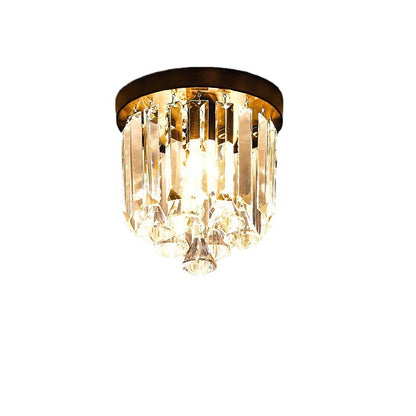 Kristall Flush Mount Deckenleuchte