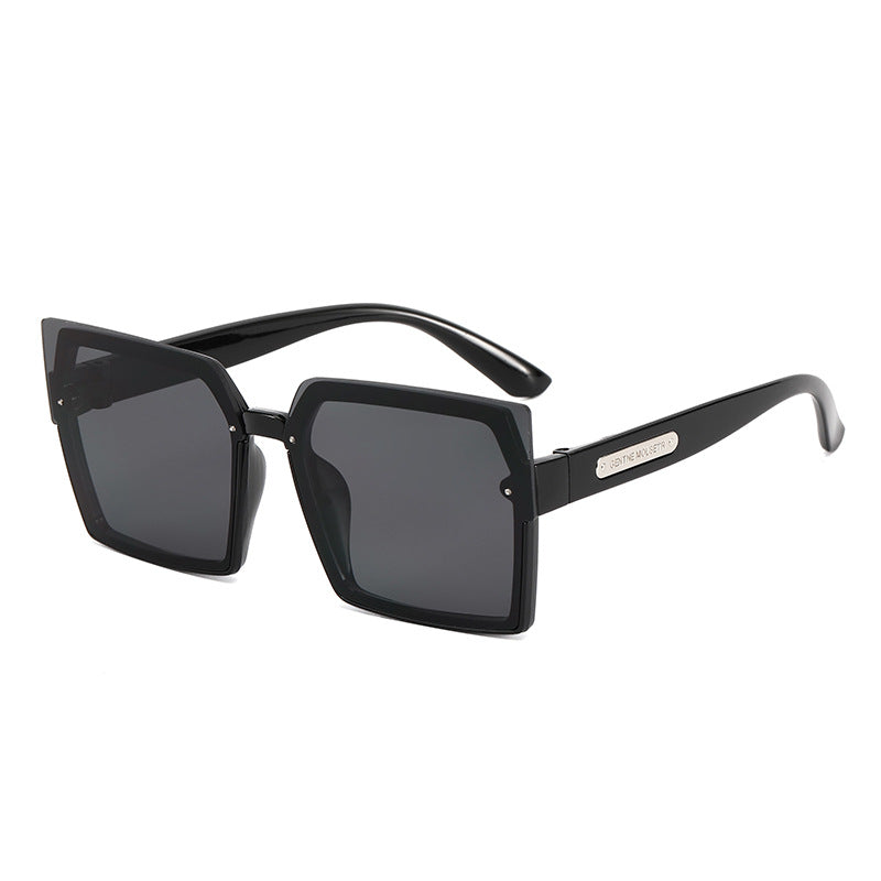 Damen Modische quadratische Sonnenbrille mit stylischem zweifarbigen Rahmen Brehn