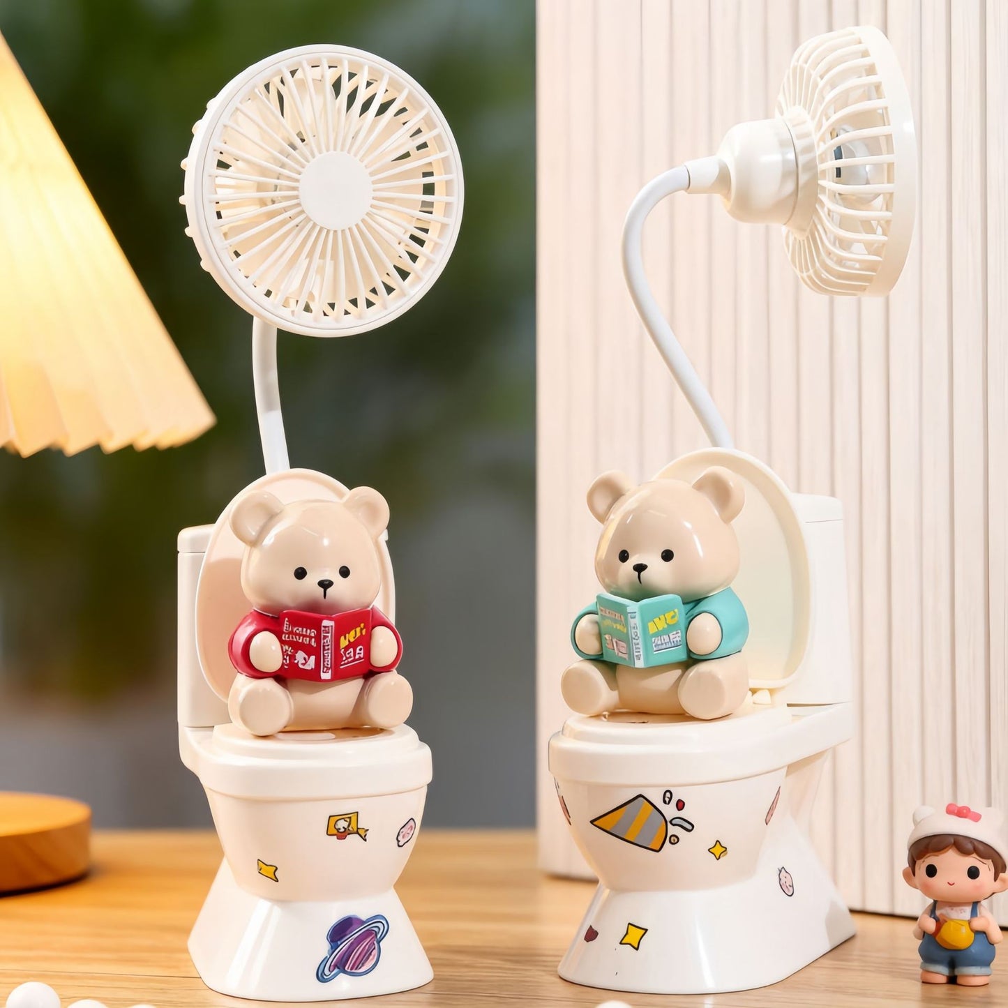 Unisex Kreativer Tischventilator mit bearbeitetem Design Brehn