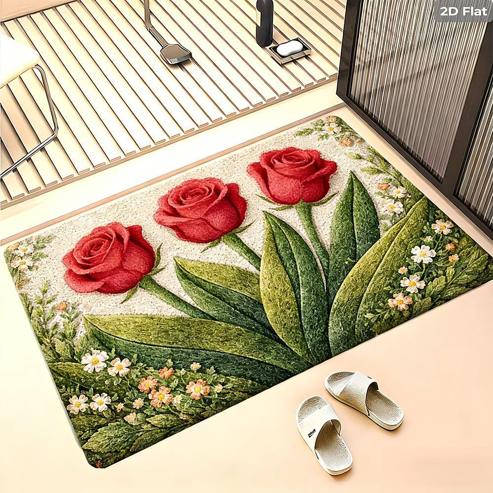 Floral Design Badematte Brehn