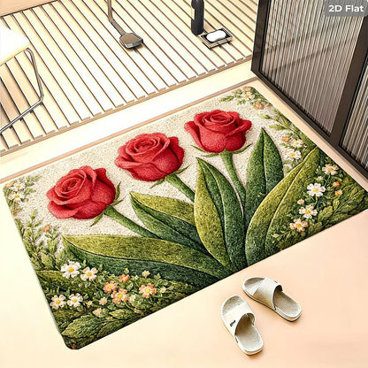 Floral Design Badematte Brehn