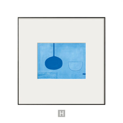 Minimalistische gerahmte Kunstdruck