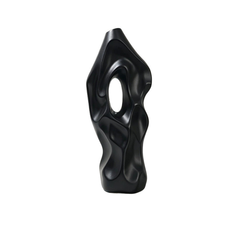 Skulpturale abstrakte dekorative Vase Brehn