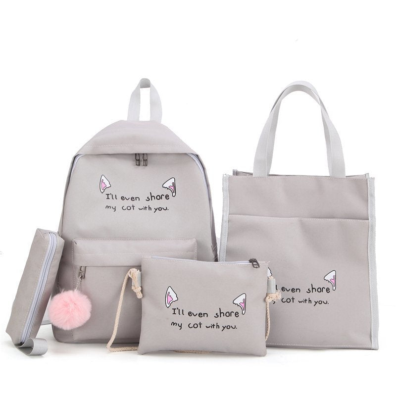 Süßes Charakter Mehrteiliger Rucksack Set Brehn