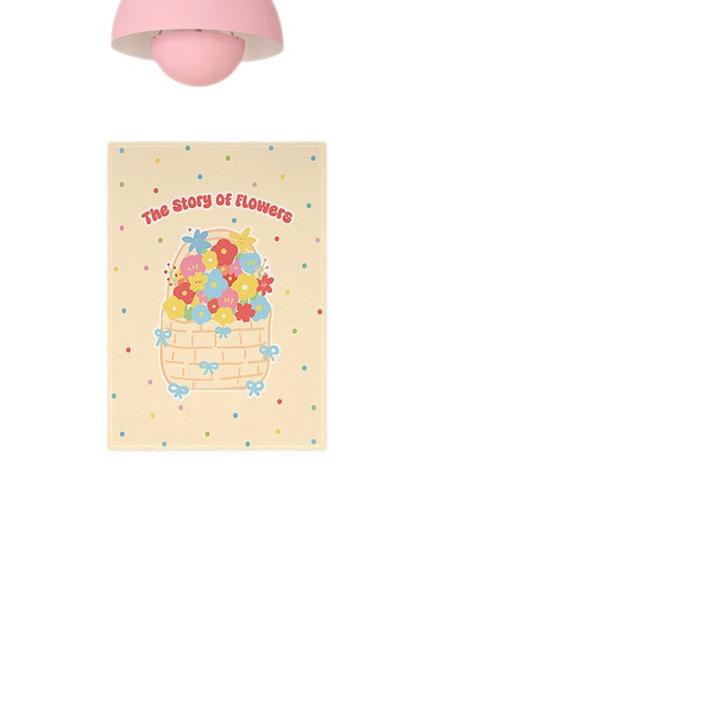 Cute Cartoon Mug Illustration Framed Wall Art Print for Kitchen & Nursery