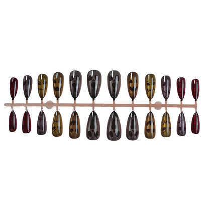 Verspielt Halloween-inspiriertes Press-On Nagelkunstset
