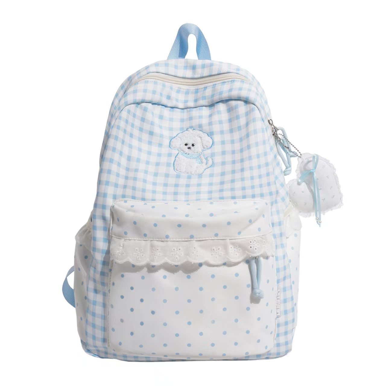 Verspielt gemusterter Rucksack Brehn