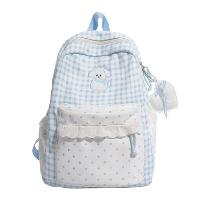 Verspielt gemusterter Rucksack Brehn