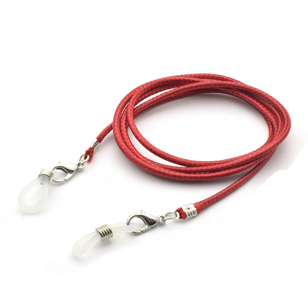 Geflochtener Leder-Brillenhalter Brehn