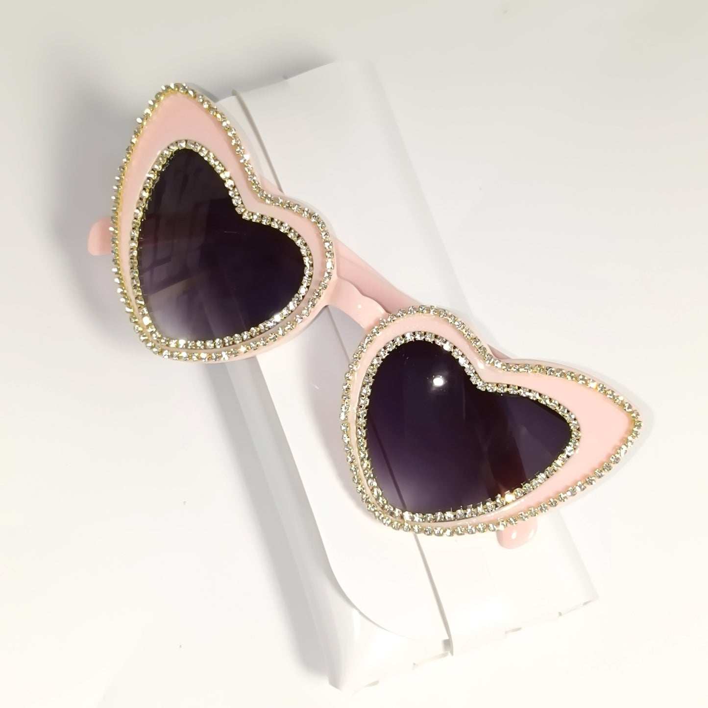 Rhinestone-beschmückte herzförmige Sonnenbrille Brehn