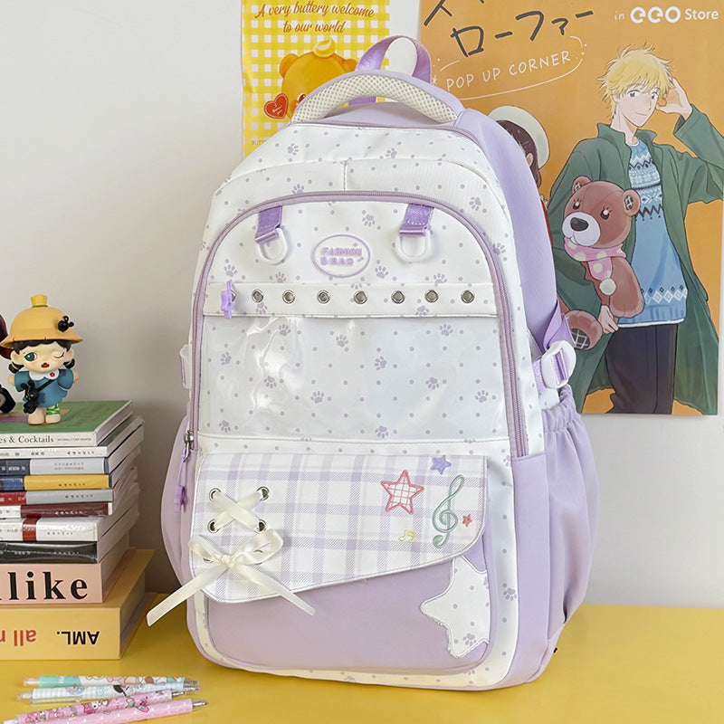 Stylische Grafikdesign-Schulrucksack Brehn