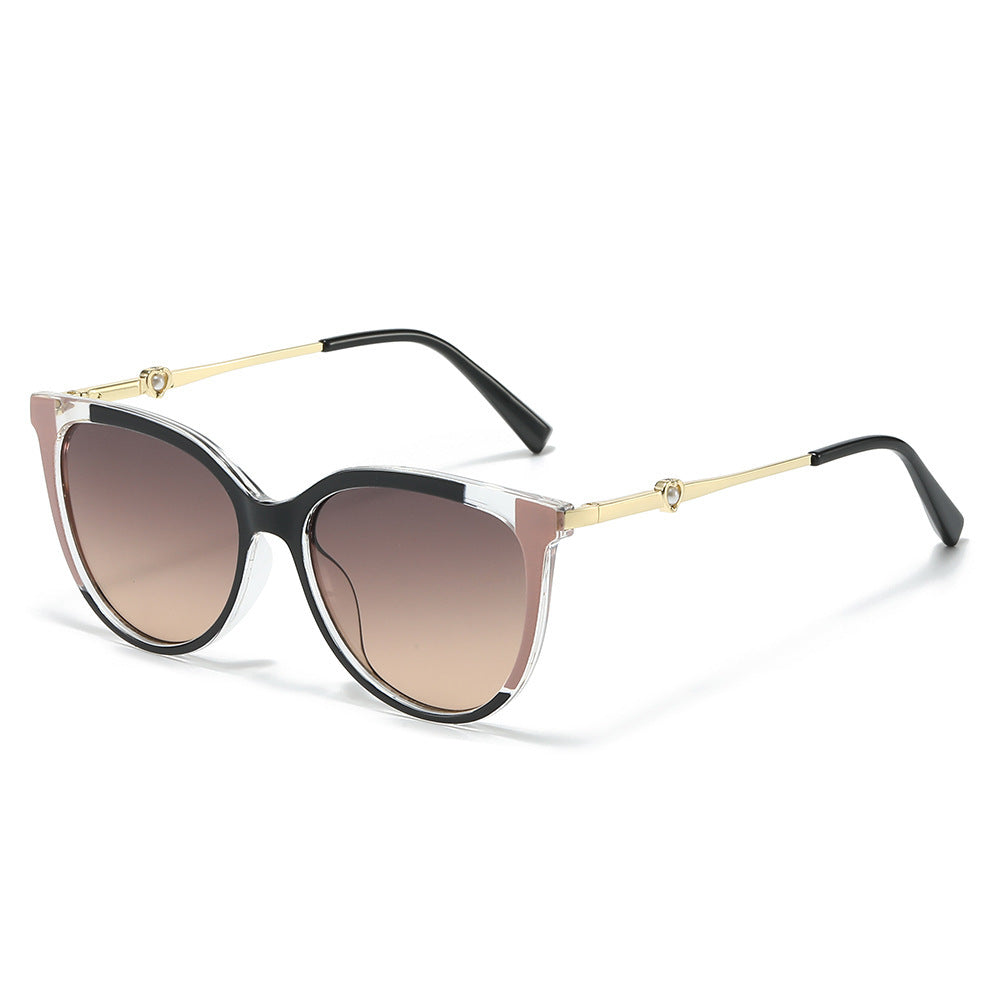 Stylische Übergroße Schmetterlingssonnenbrille Brehn