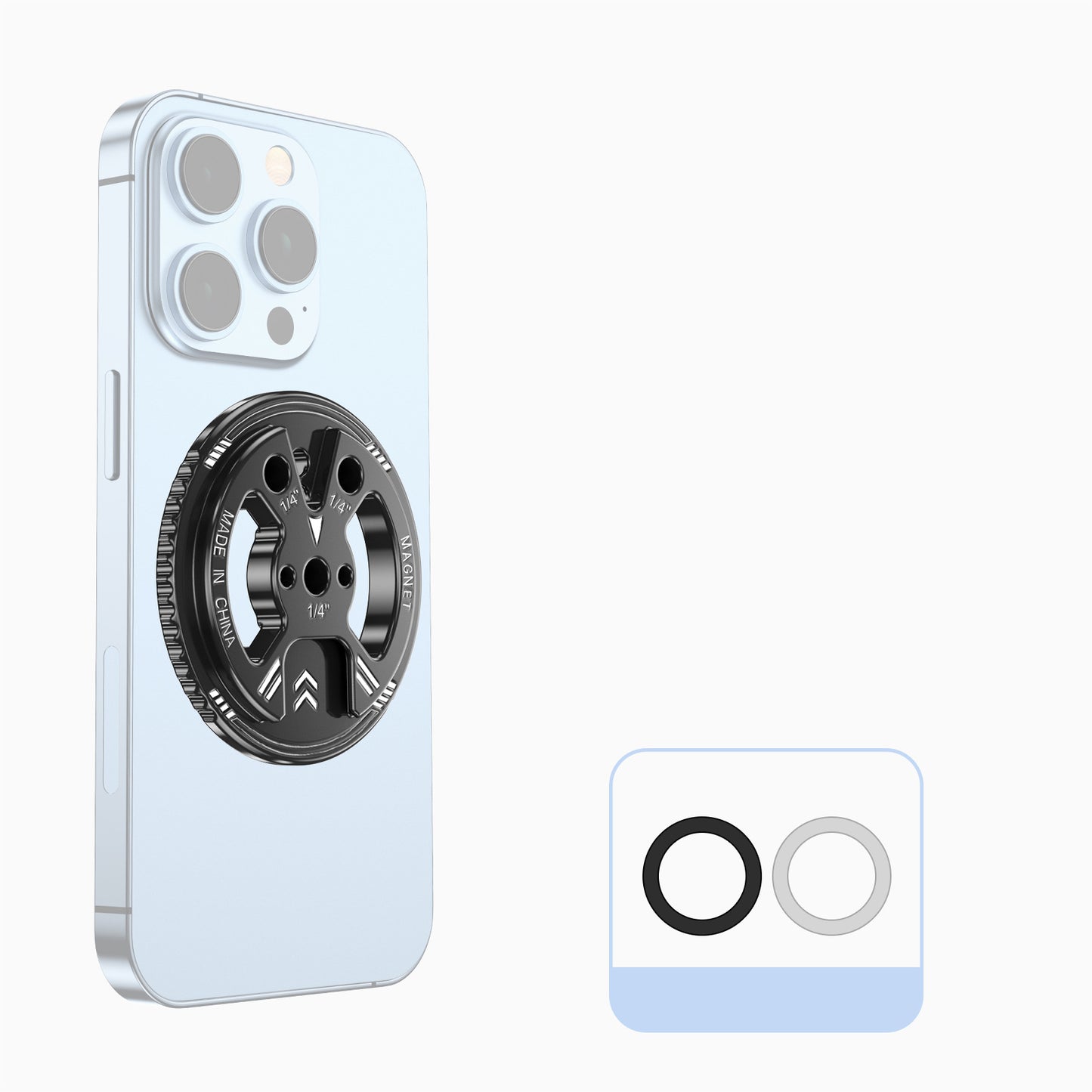 Unisex Magnetischer Smartphone-Montageadapter Brehn
