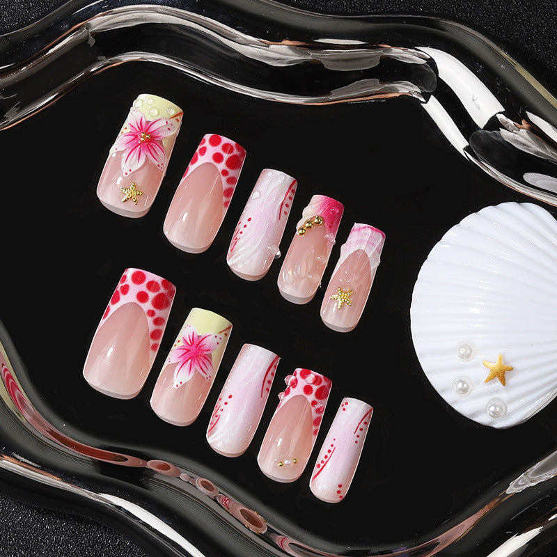 Blumen Design Press-On Nagel Tipps Brehn