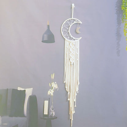Macrame Mond Wandbehang Brehn