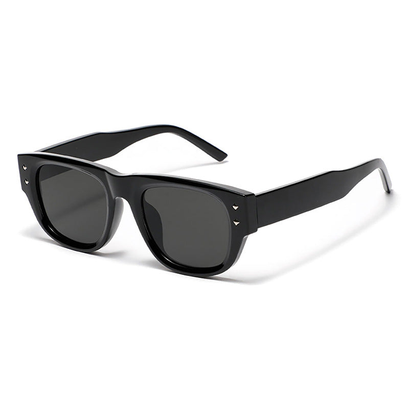 Damen modische Sonnenbrille im trendigen Rechteck-Design Brehn