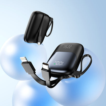 Tragbare Powerbank mit Integriertem Ladeanschluss und LED-Anzeige Brehn
