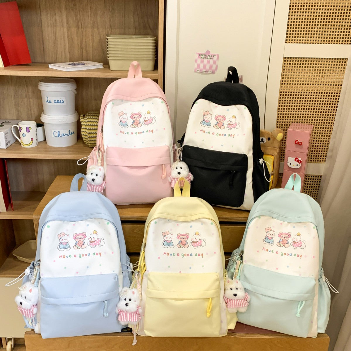 Rucksack mit Verspieltem Tiermotiv und Charmanten Details Brehn