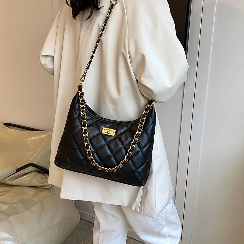 Gep quiltete Luxus-Handtasche Brehn